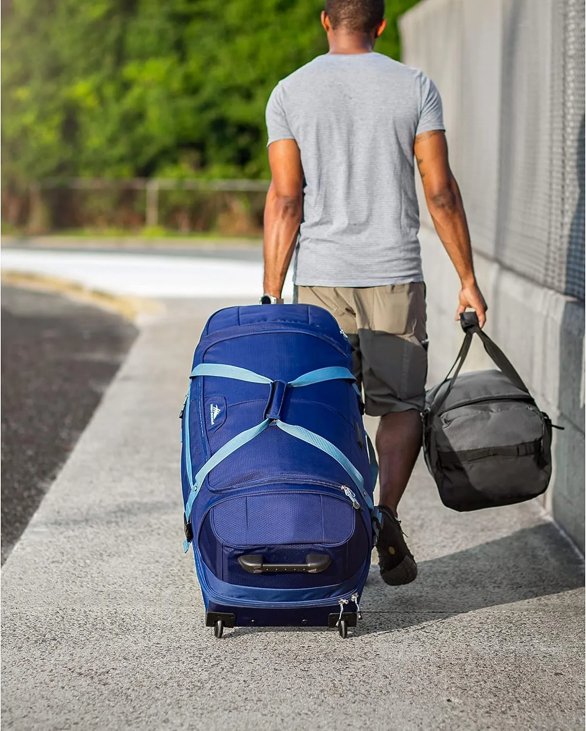 High Sierra Travel Bag, Mercury/Black, 34”