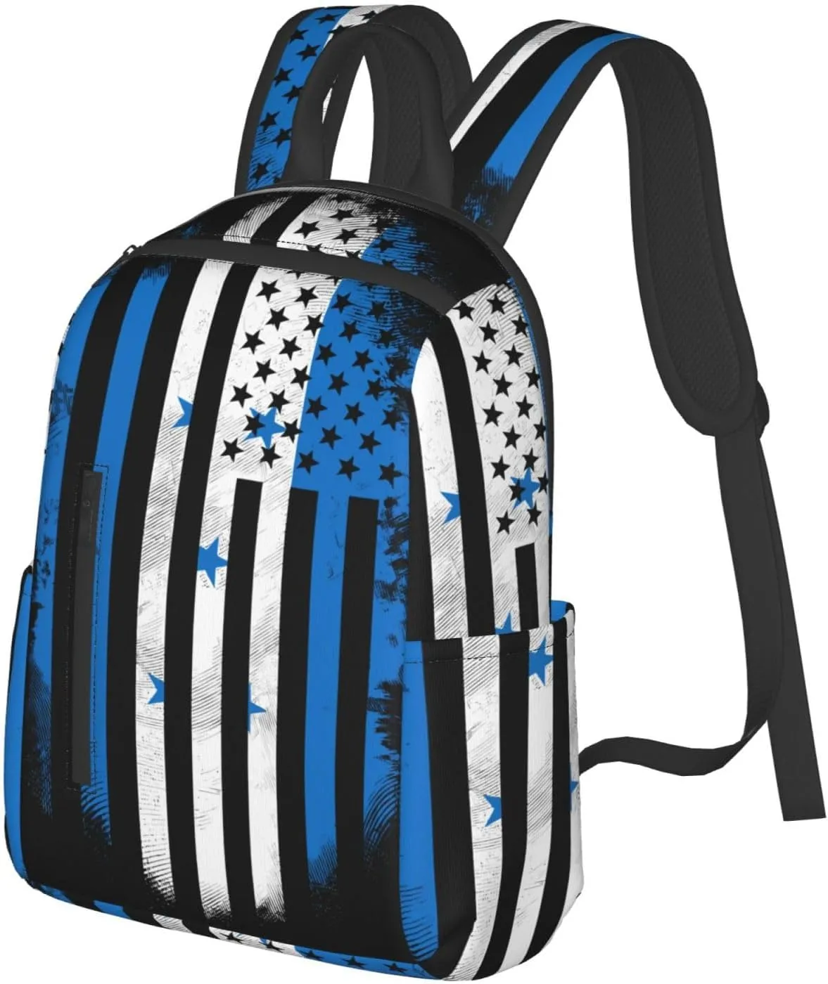 Honduran American Flag Casual Backpacks Large Capacity Laptop Backpack Sports Fitness Rucksack Travel Carry-On Daypack Work Bag for Outdoor Camping