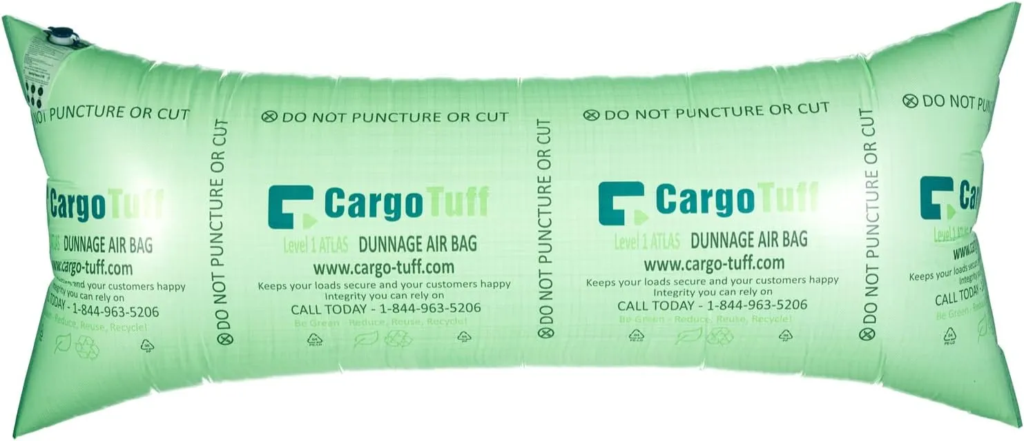 IDL Packaging 36" x 84" Dunnage Airbags, Woven Polypropylene, Level 1 - Fill The Void in Trucks and Intermodal Shipments, Reusable - Cargo Securing Solution for Container Stuffing