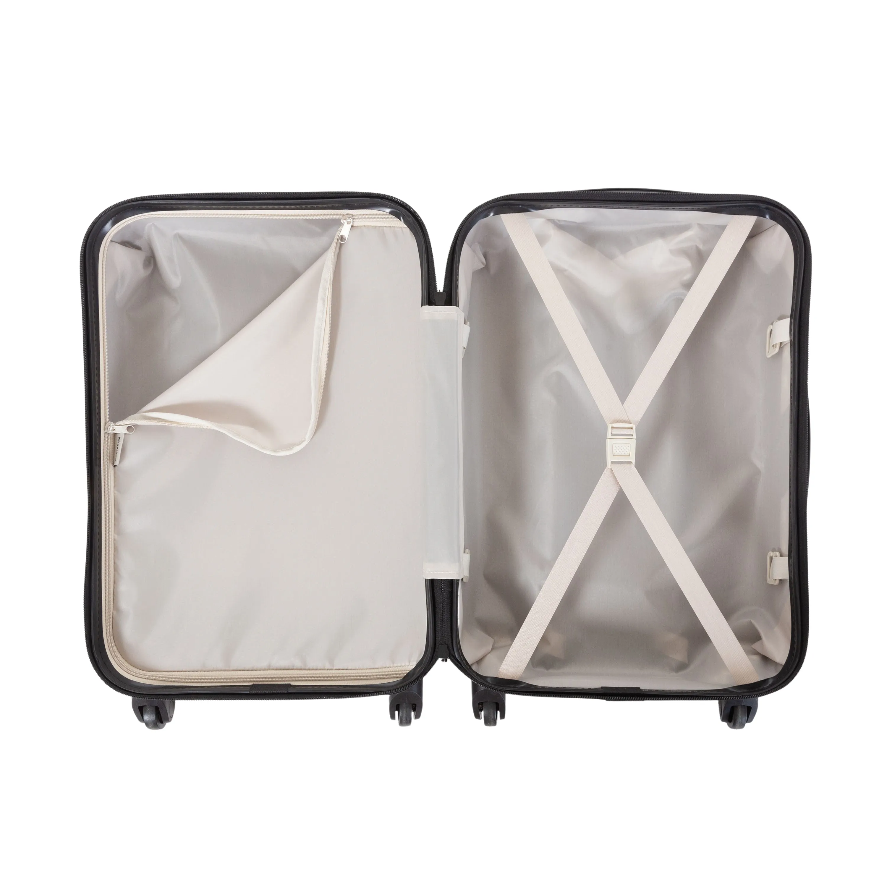 Jetstream 3 Pieces Carry-On Luggage Set for Airplane: Carry On Rolling Suitcase & 2 packing cubes.
