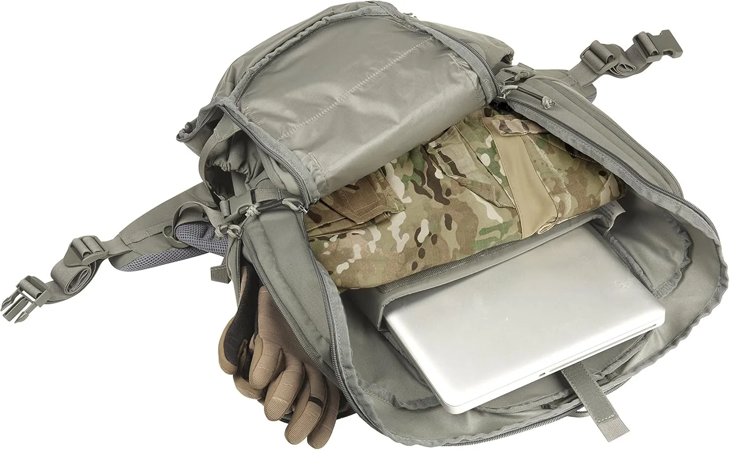 Kelty Redwing Tactical Backpack - Built to Military Specification Army Backpack, Durable & Strong, Built to Last, Aluminum Stays, Ideal for Military, Police, Outdoors Hiking or Bug Out Bag | Grey 44L