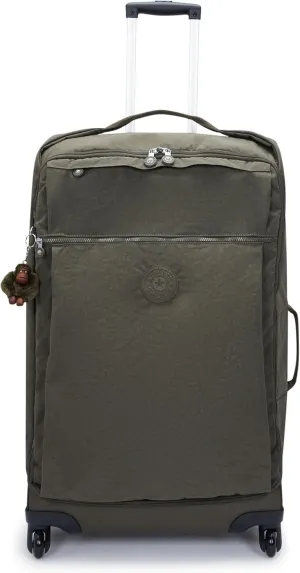 Kipling Women's Darcey Large 29-Inch Softside Checked Rolling Luggage, 360 Degree Spinning Wheels