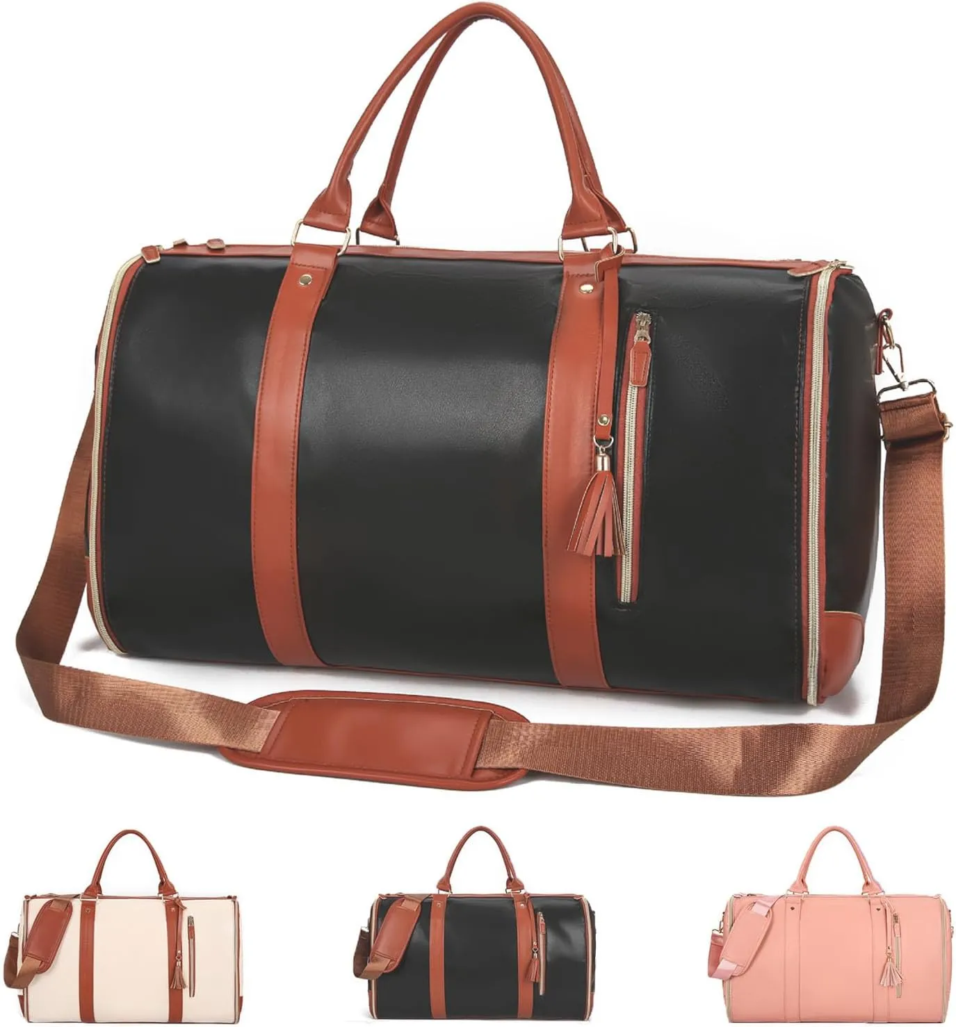 Luux Travel Bag, Luux Duffle Travel Bags, Luux Bag, Travel Duffel Bags for Women (black)