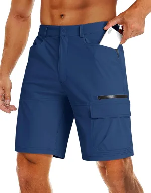 MAGCOMSEN Men's Hiking Cargo Shorts 9" Quick Dry Lightweight Summer Casual Shorts for Men Work Golf Outdoor 5 Pockets