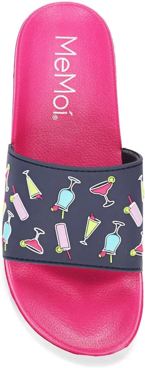 MeMoi Women's Martini Lightweight Slides