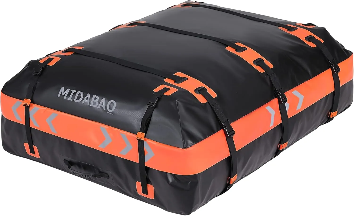 MIDABAO 20 Cubic Car Roof Bag Cargo Carrier, Waterproof Rooftop Cargo Carrier with Anti-Slip Mat   6 Door Hooks, Suitable for All Vehicle with/Without Rack