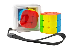 Mini Keychain Case Column Barrel Cube