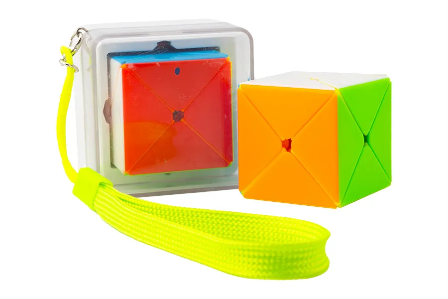 Mini Keychain Case Dino Cube