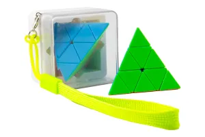 Mini Keychain Case Pyraminx