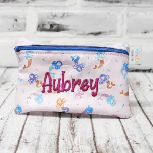 Mini Mermaids Personalized Reusable Food Bag