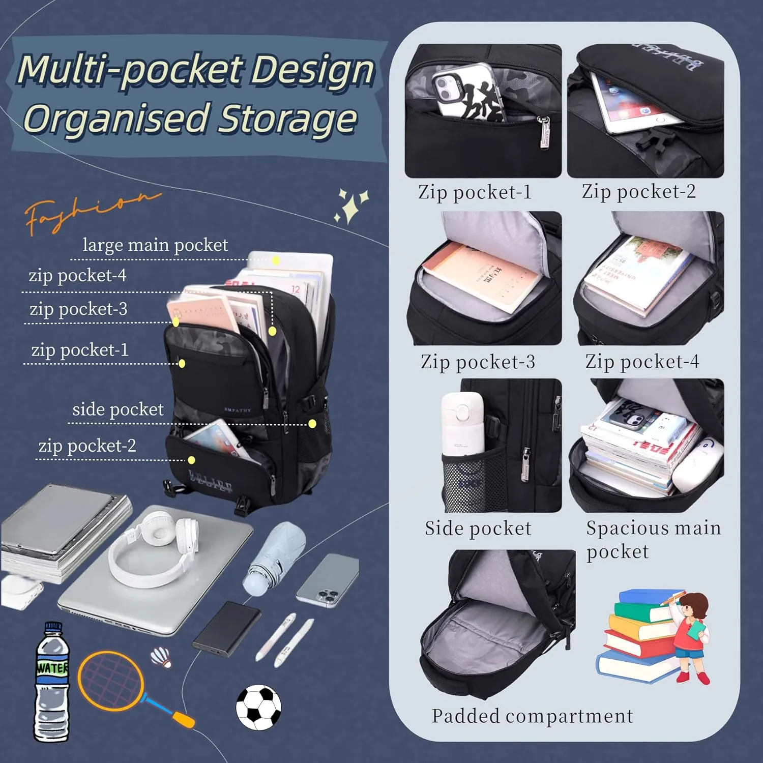 MITOWERMI Backpack with Wheels for Boys Rolling Backpack Kids Carry-on Luggage Trolley Roller School Bookbag on Wheels