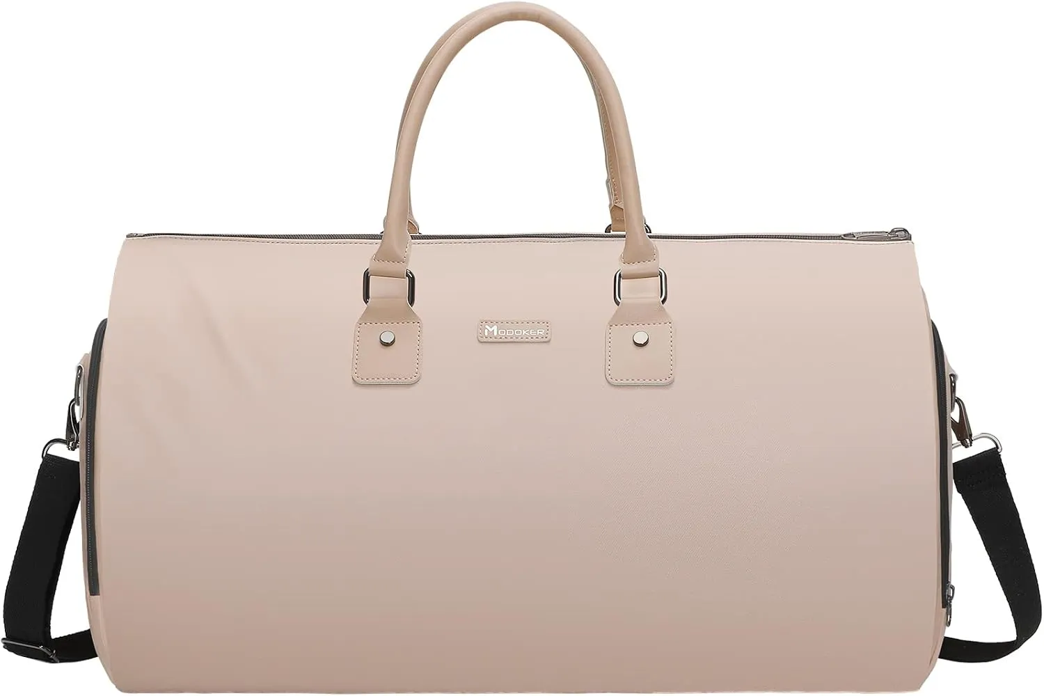 Modoker Convertible Garment Bags for Travel, Carry on Garment Duffel Bag for Women Men Weekender - 2 in 1 Hanging Suitcase Suit Travel Bags, Pink