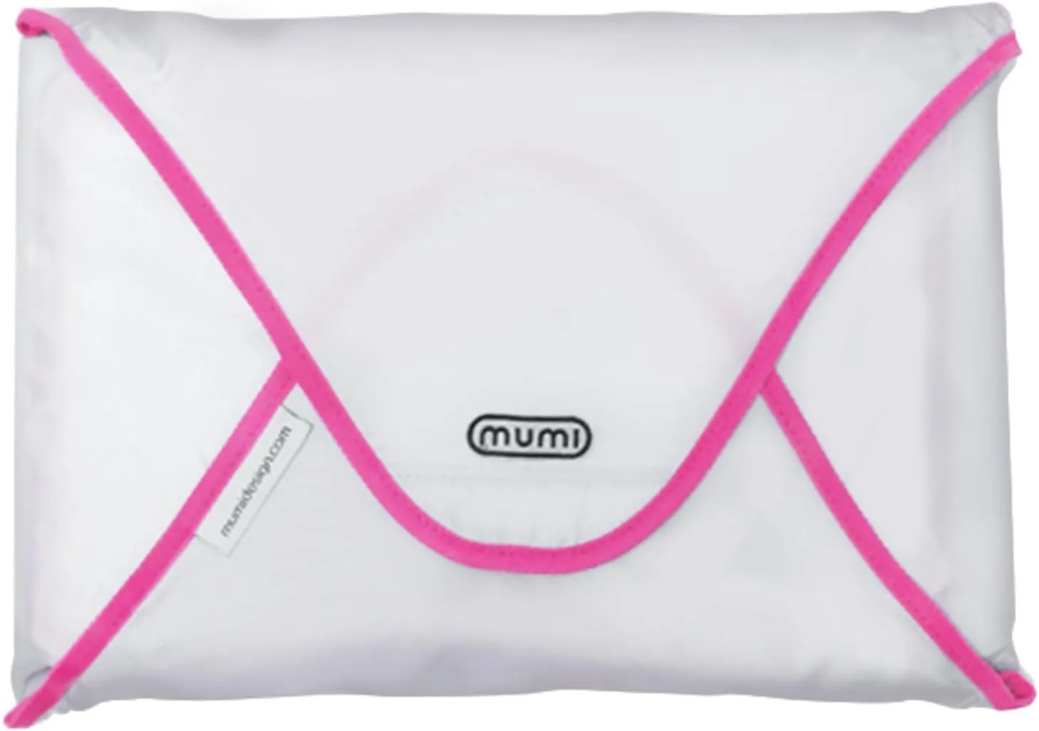 MUMI Design Travel Garment Bag Clothes Folder – 14.5” x 10.5” Packing Bag & Organizer for Luggage | Large-Capacity, Anti-Wrinkle Garment Bags for Travel, Carry-On Suitcases & Clothing Storage (Pink)