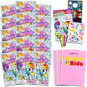 My Little Pony Party Favors Set - My Little Pony Bulk Party Favors Bundle of 15 Play Pack Party Supplies | My Little Pony Coloring Book, Activity Book