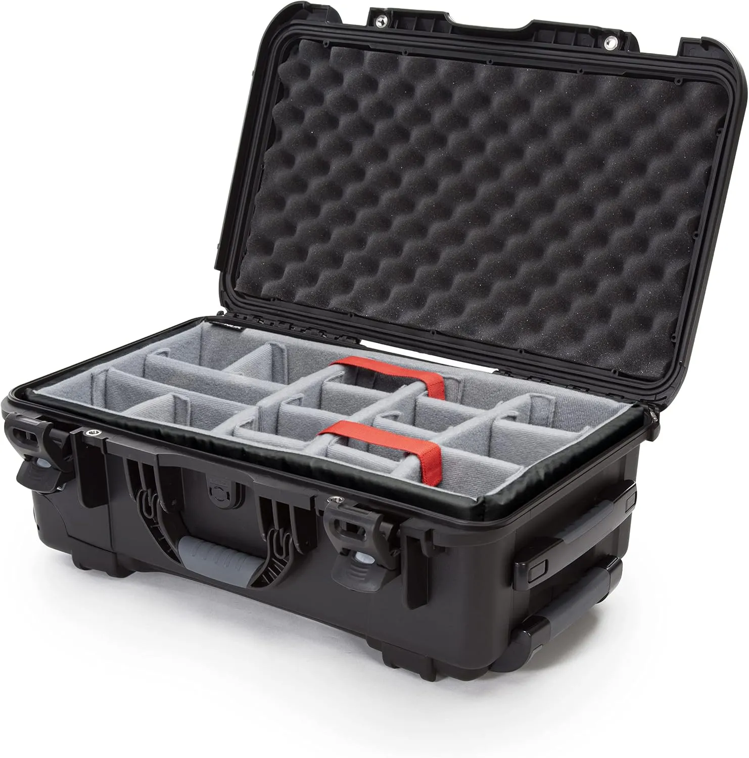 NANUK Wheeled Series 935 Lightweight NK-7 Resin Waterproof Protective Case and Padded Divider - Black