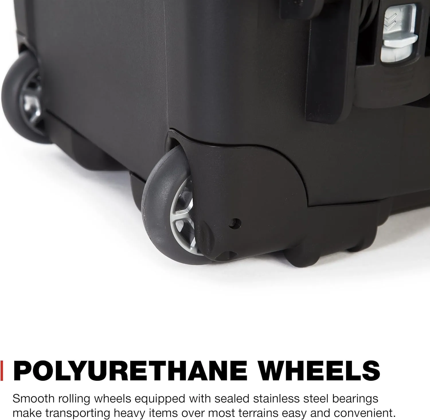 NANUK Wheeled Series 935 Lightweight NK-7 Resin Waterproof Protective Case and Padded Divider - Black