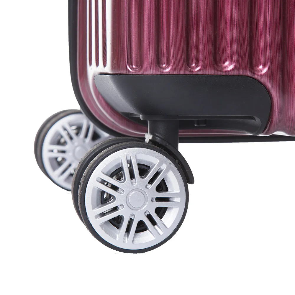 NaSaDen [ Bergen Red ] 22" Carry on/ 26" Checked/ 29" Checked Zipper Luggage In Stock