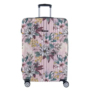 NaSaDen [ Floral Pink ] 22" Carry on/ 26" Checked/ 29" Checked Zipper Luggage In Stock