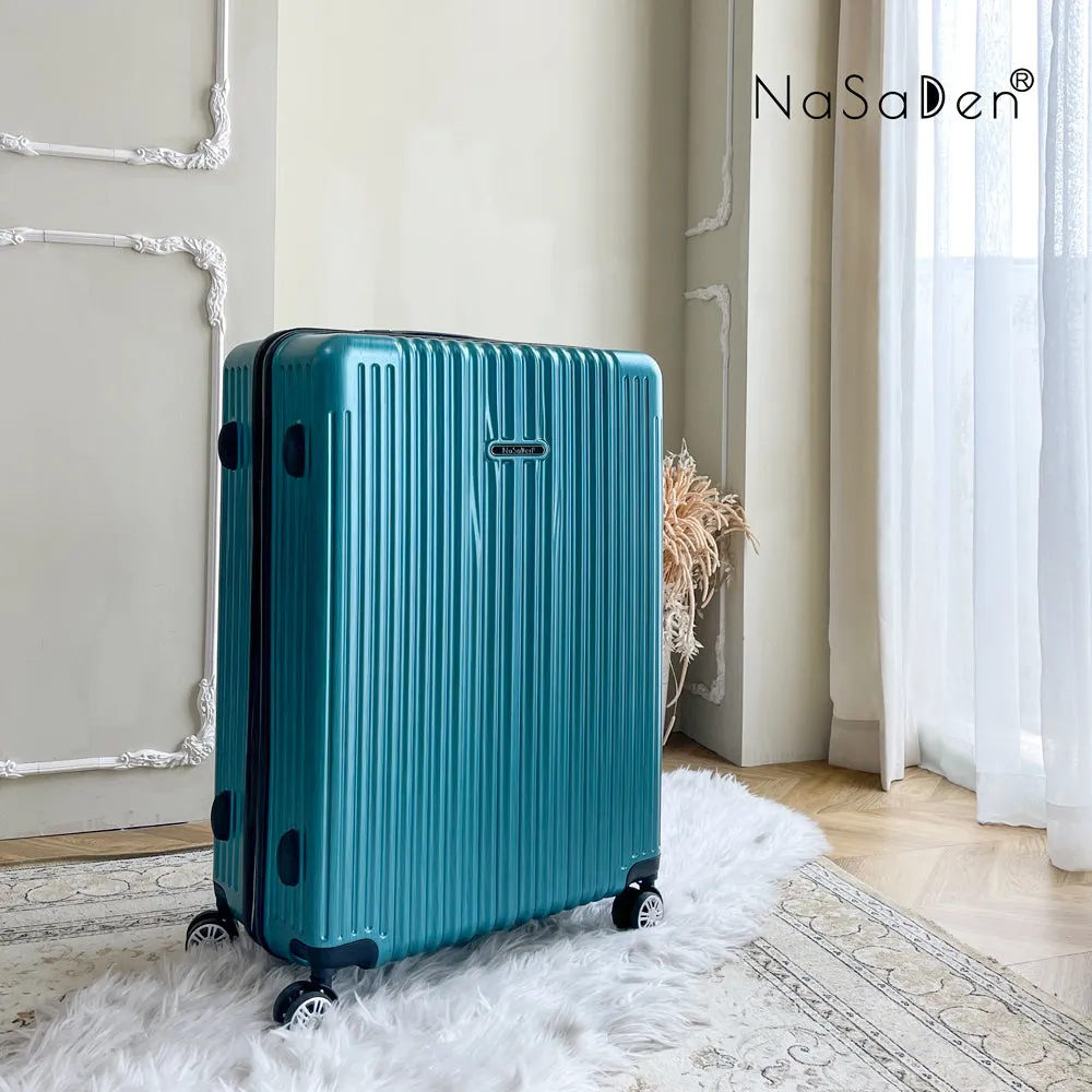 NaSaDen [ Giessen Lake Green ] 22" Carry on/ 29" Checked Zipper Luggage In Stock