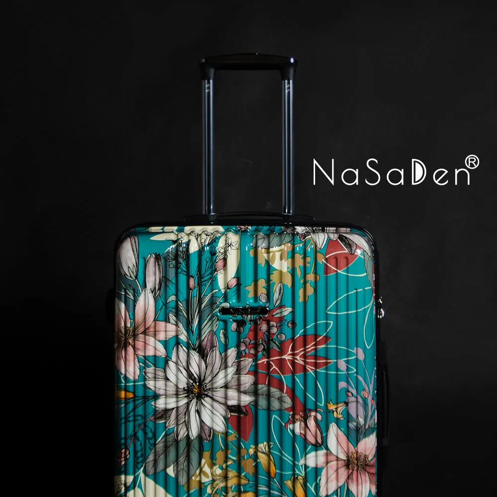 NaSaDen [ Turkey Blue ] 22" Carry on /26" Checked/ 29" Checked Zipper Luggage In Stock