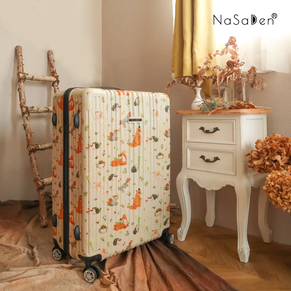 【NaSaDen】Dream Limited Pattern Printed 22" Carry on / 26" / 29" Checked Zipper Luggage