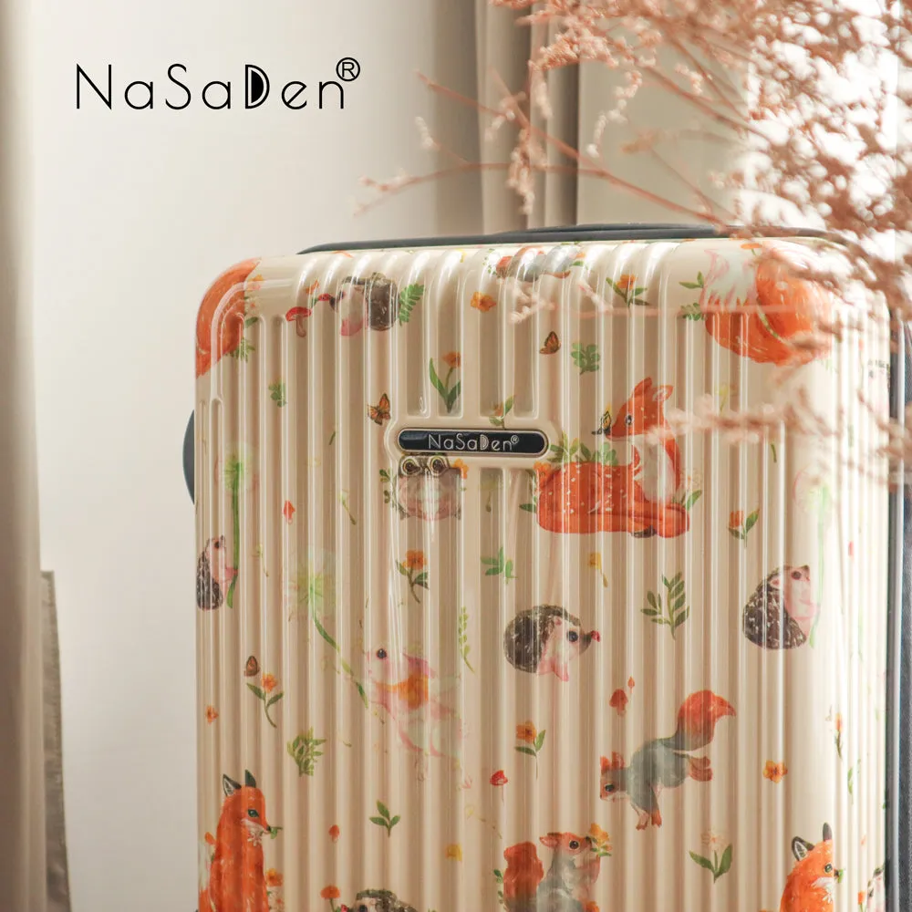 【NaSaDen】Dream Limited Pattern Printed 22" Carry on / 26" / 29" Checked Zipper Luggage