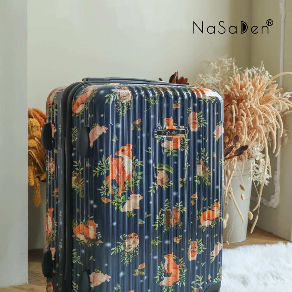 【NaSaDen】Hope Limited Pattern Printed 22" Carry on / 26" / 29" Checked Zipper Luggage