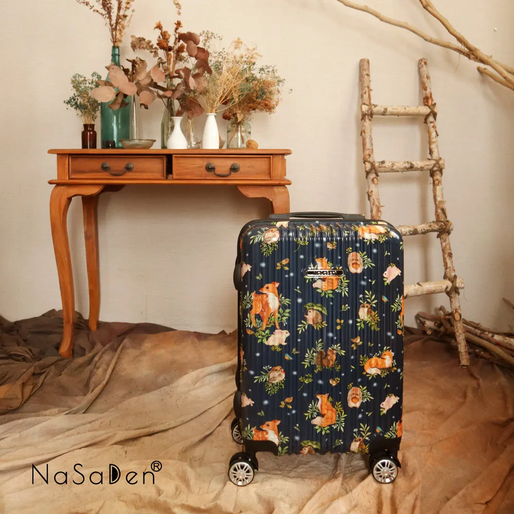 【NaSaDen】Hope Limited Pattern Printed 22" Carry on / 26" / 29" Checked Zipper Luggage