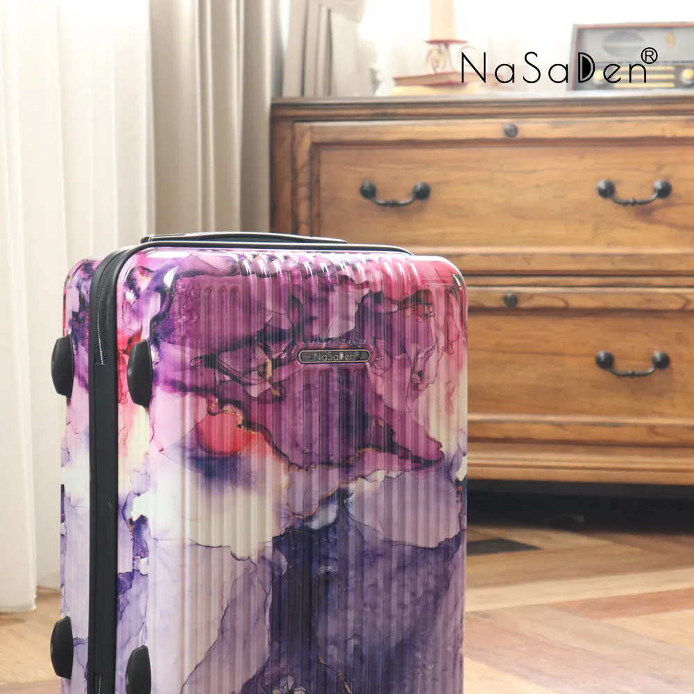 【NaSaDen】Pluto Limited Pattern Printed 22" Carry on / 26" / 29" Checked Zipper Luggage