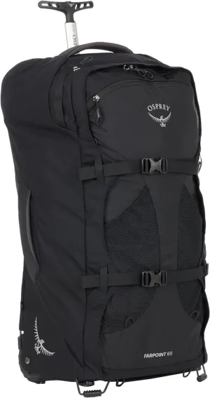 Osprey Farpoint Men's -Wheeled Travel -Pack 65L, Black, One Size