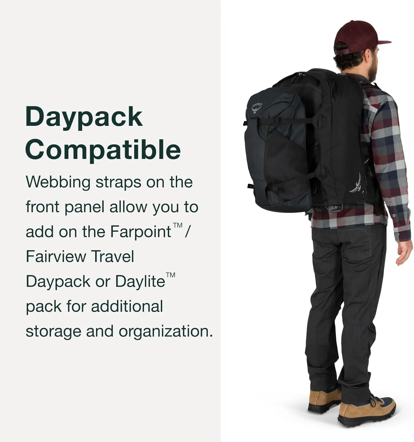 Osprey Farpoint Men's -Wheeled Travel -Pack 65L, Muted Space Blue, One Size