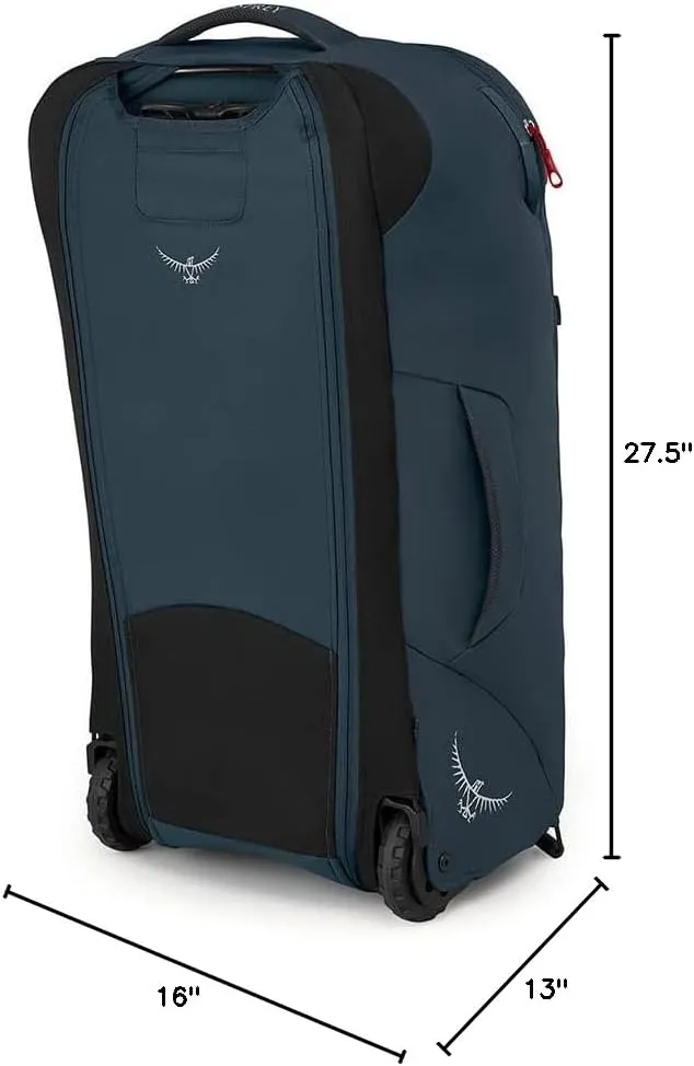 Osprey Farpoint Men's -Wheeled Travel -Pack 65L, Muted Space Blue, One Size