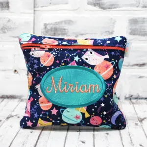Owls in Space Personalized Reusable Food Bag