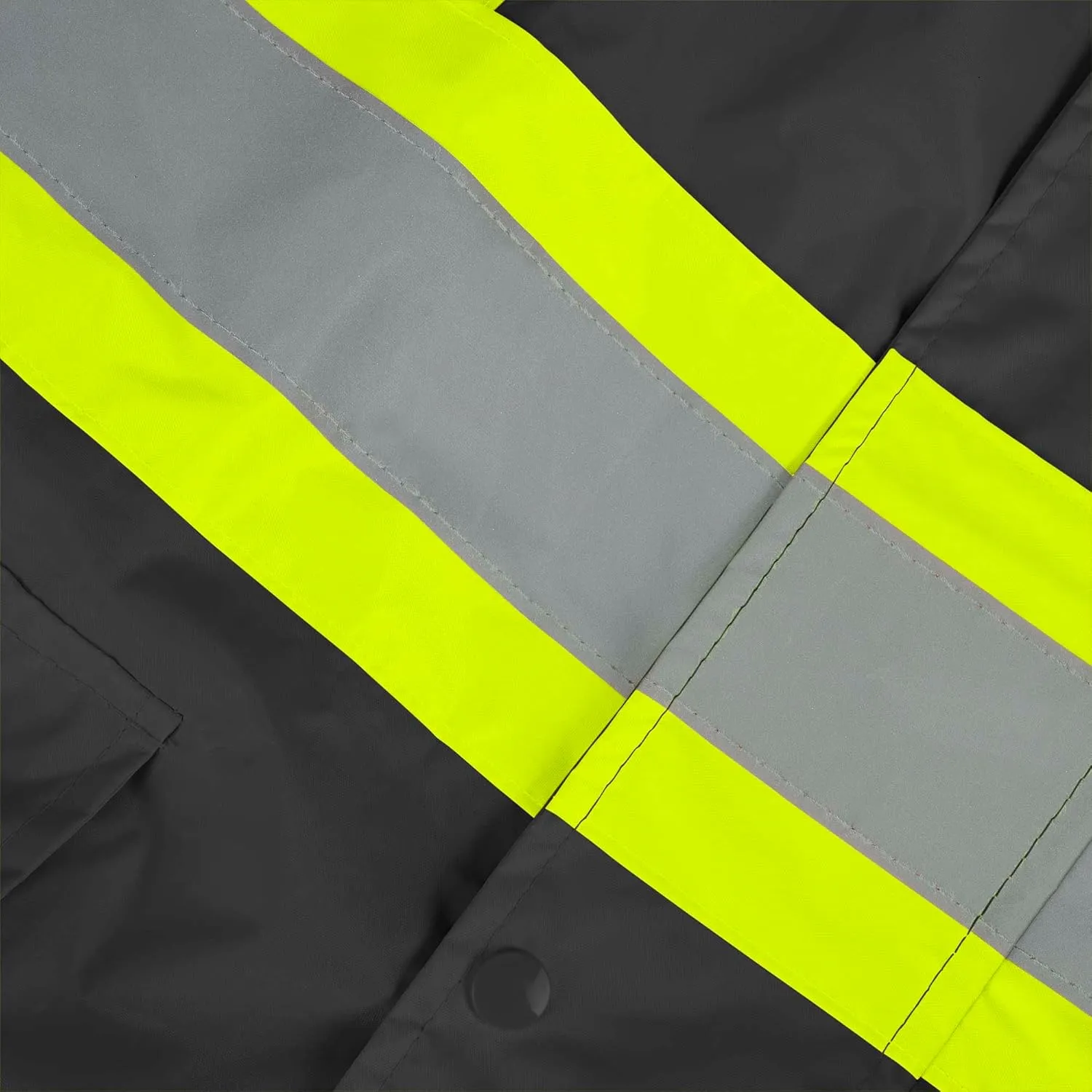 Pioneer Hi Vis Lightweight Waterproof Safety Rain Suit - Reflective Work Rain Gear for Men and Women