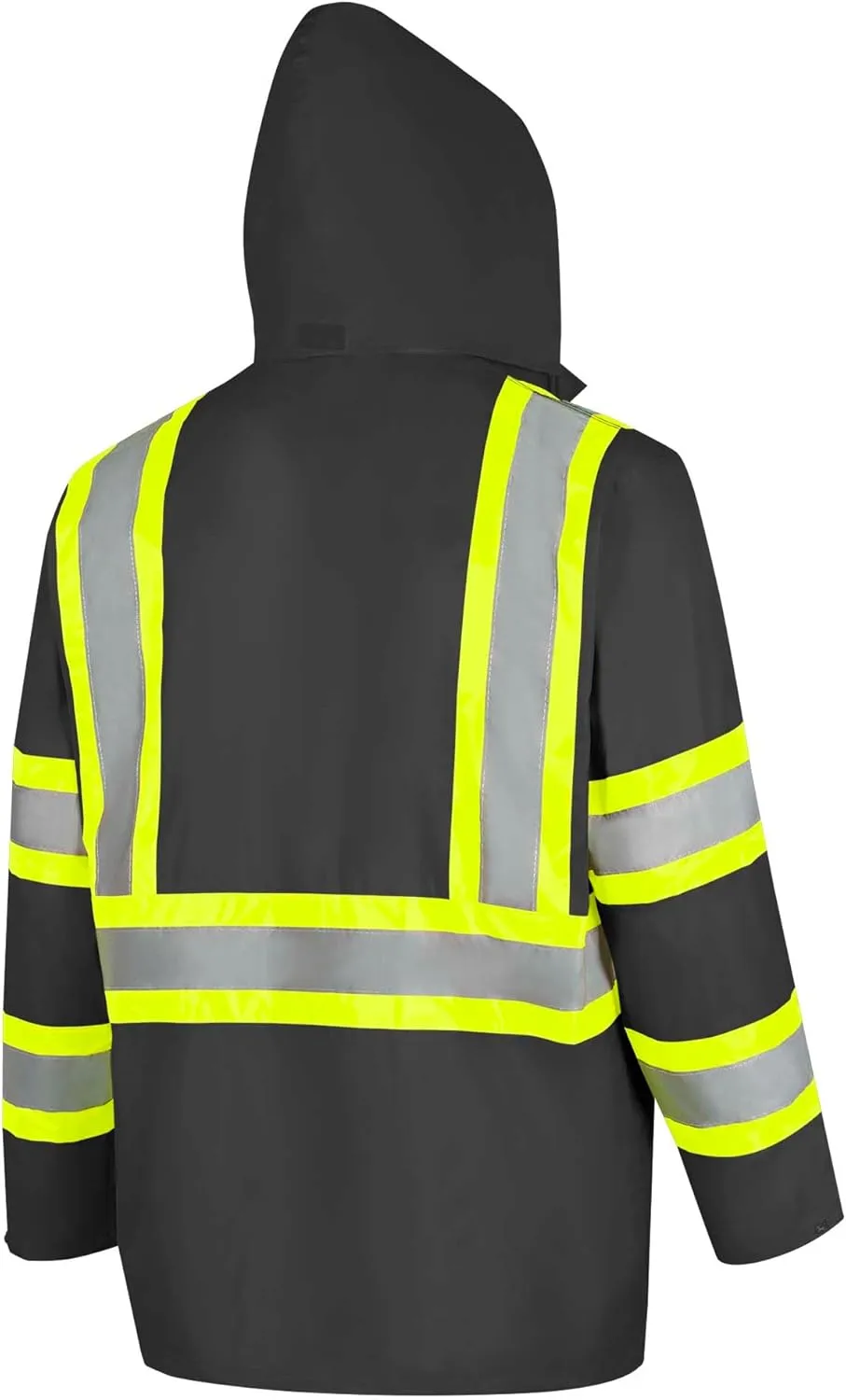 Pioneer Hi Vis Lightweight Waterproof Safety Rain Suit - Reflective Work Rain Gear for Men and Women