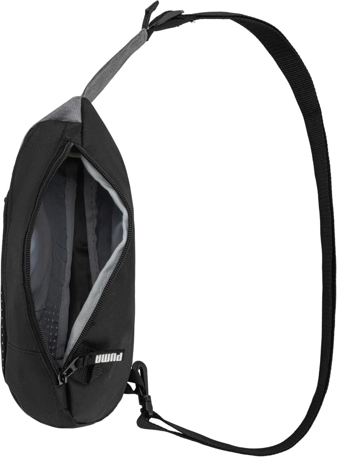 PUMA EVERCAT SIDEWALL SLING BACKPACK, One Size, Heather Grey