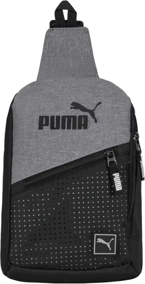 PUMA EVERCAT SIDEWALL SLING BACKPACK, One Size, Heather Grey