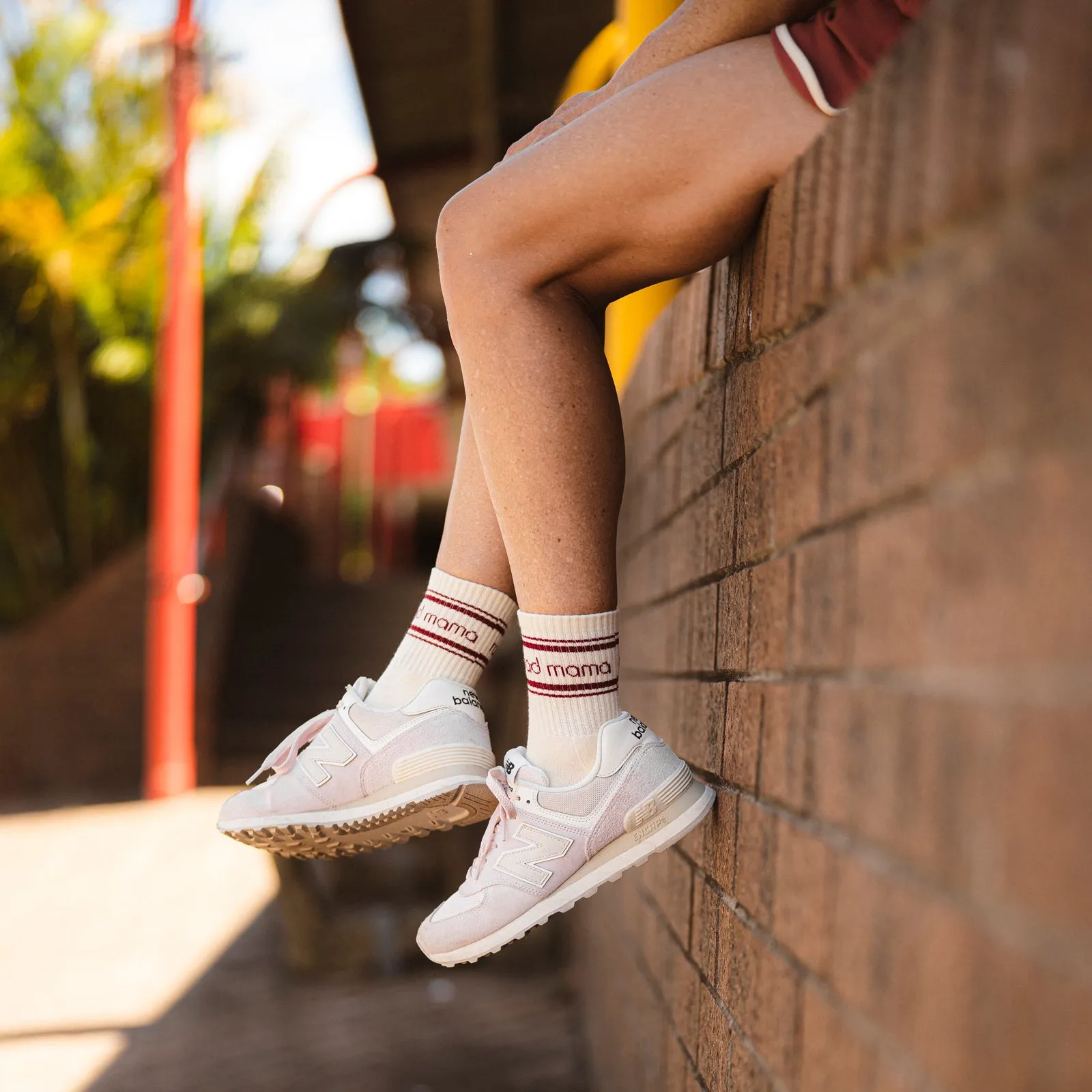 Rad Mama Crew and Berry Stripe Sock Pack