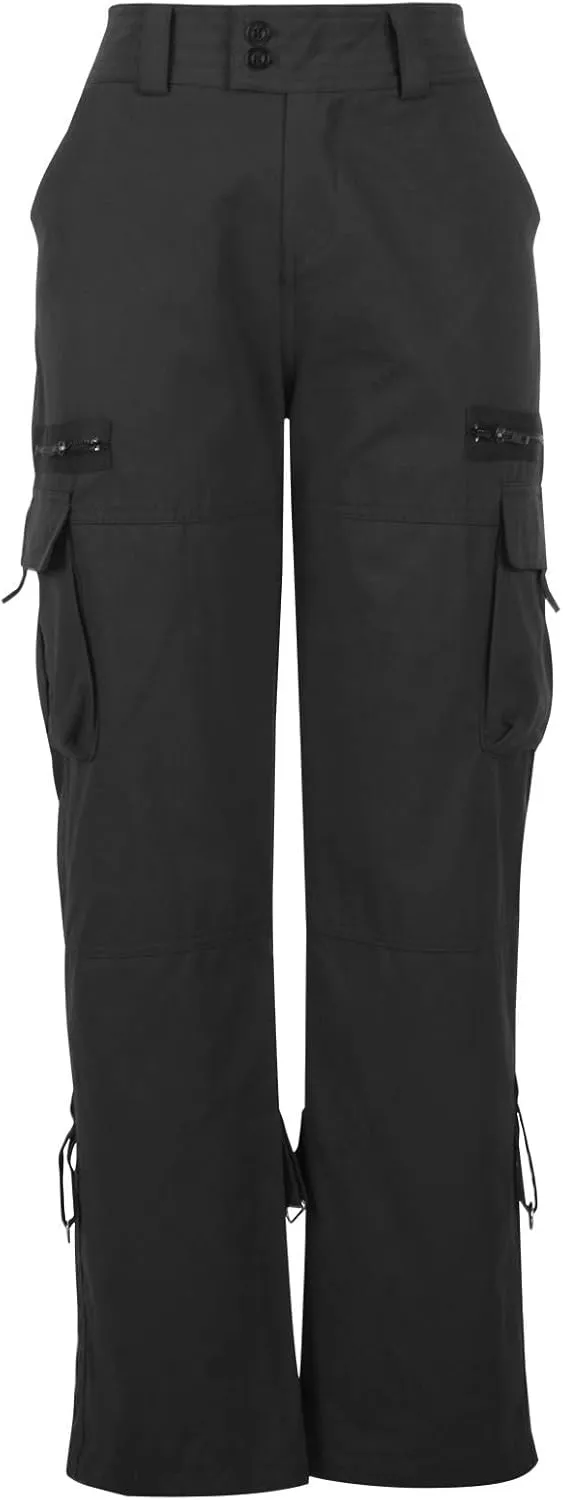 Ruziyoog Women's Tactical Cargo Pants High Waisted Hiking Tactical Army Combat Work Combat Military Trouser with Multi-Pocket
