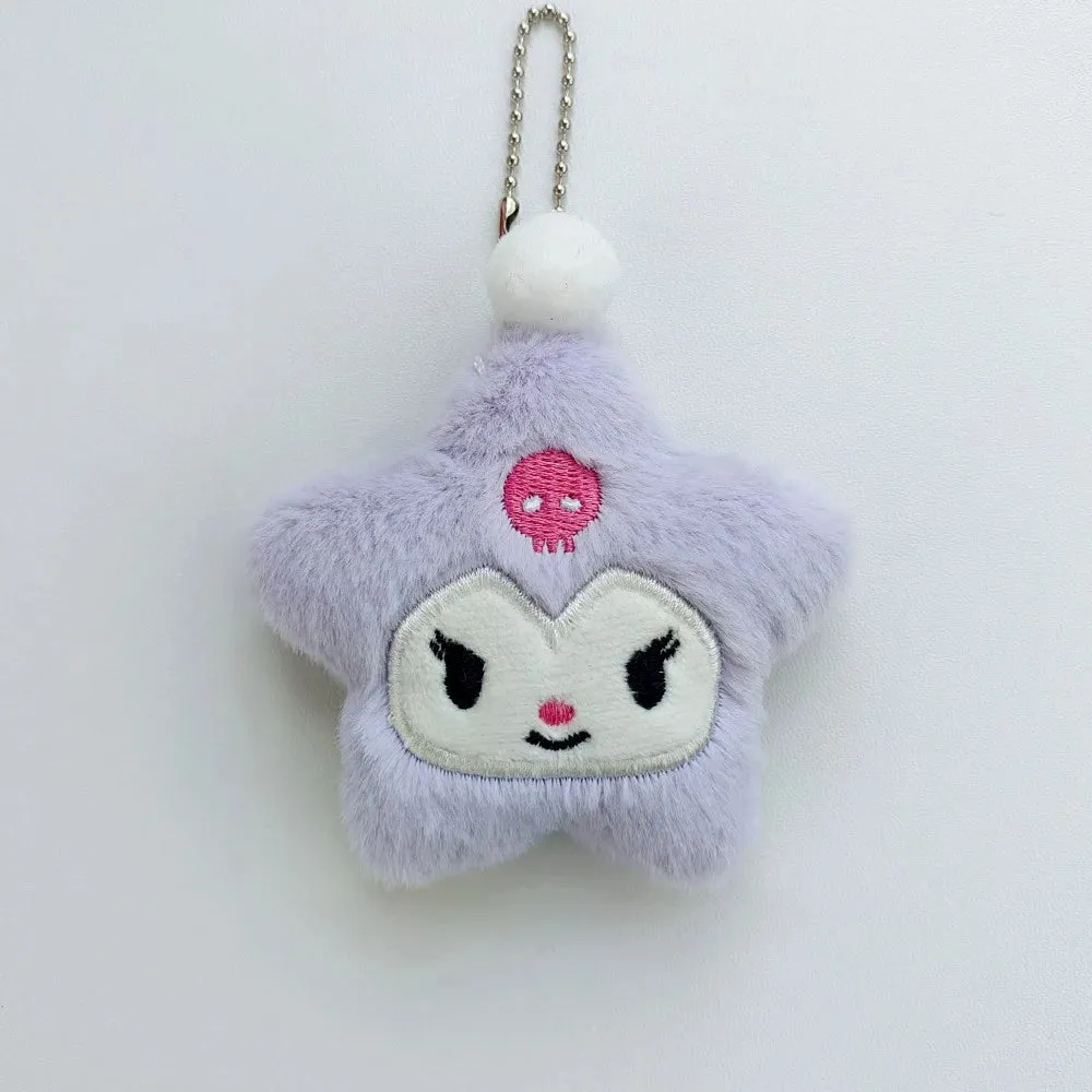 Sanrio Star Charm Keyring with Cute Characters