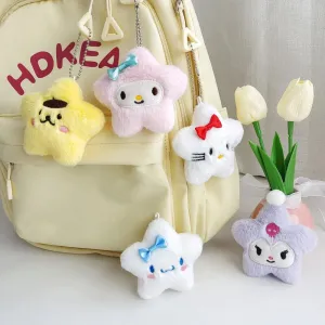 Sanrio Star Charm Keyring with Cute Characters