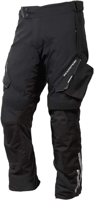 ScorpionEXO Yosemite Mens All Season Water Resistant Windproof Textile Adventure Touring Motorcycle Pants with CE-Rated Armor