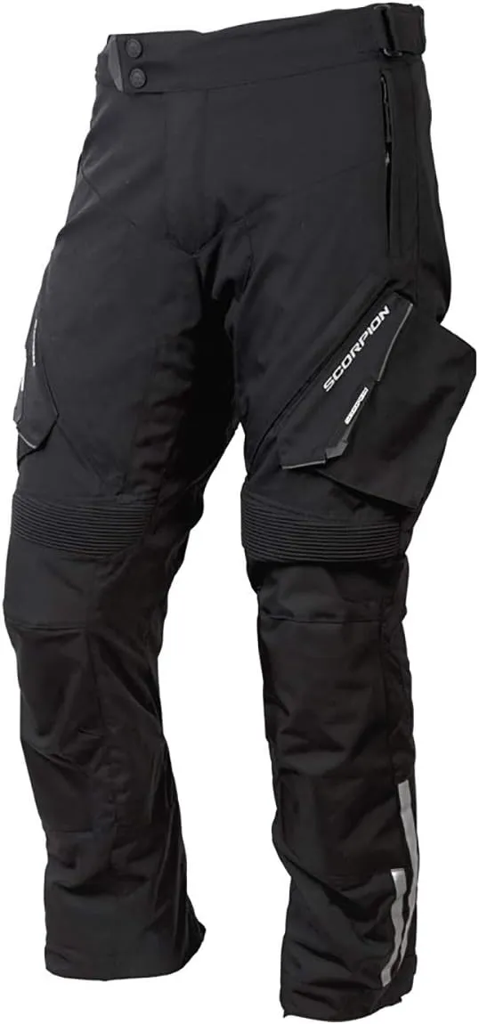 ScorpionEXO Yosemite Mens All Season Water Resistant Windproof Textile Adventure Touring Motorcycle Pants with CE-Rated Armor