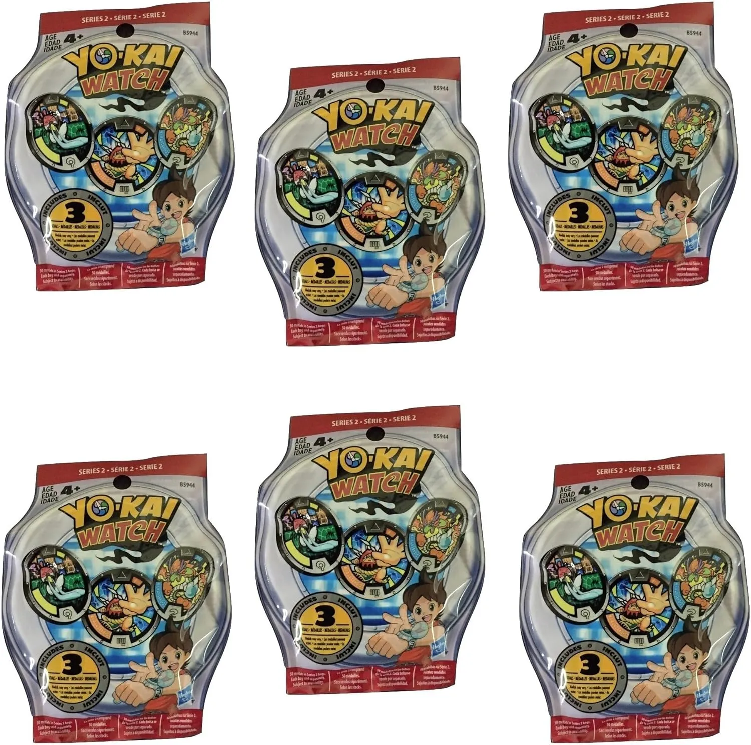 Series 2 Medals - Six Blind Bags Bundle - 18 Random Medals