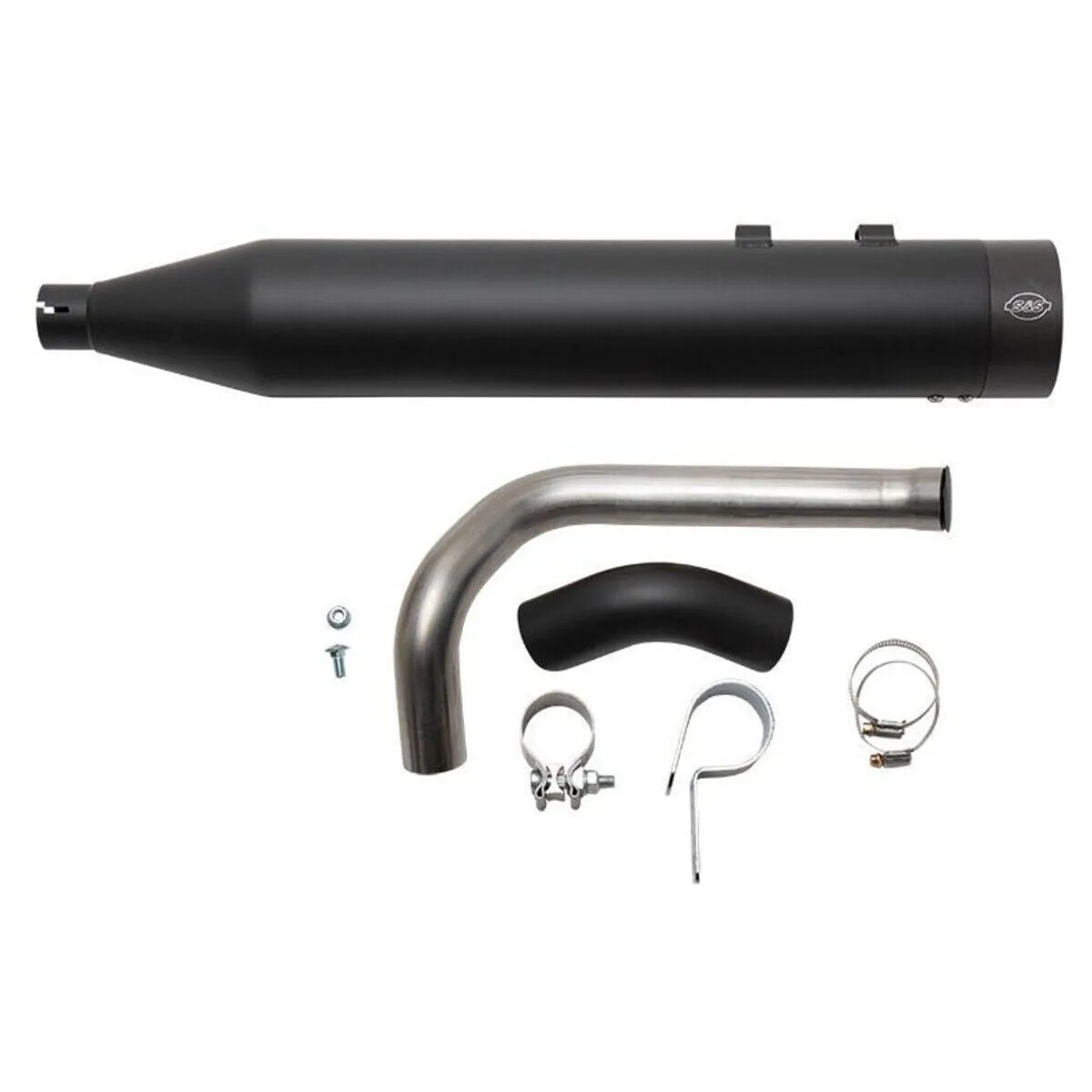 SHADOW PIPE FOR 2009–2021 TOURING MODELS WITH S&AMP;S SIDEWINDER 2-1–BLACK