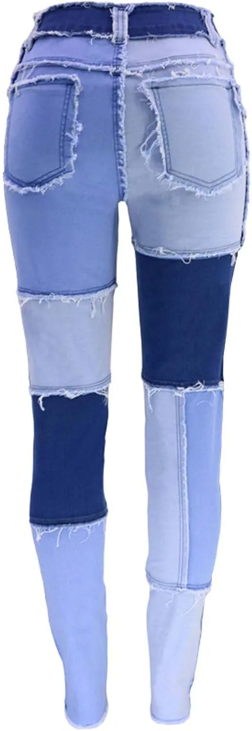 Skinny Jeans for Women High Waist Stretchy Classic High Rise Slimming Jeggings Denim Trousers Pants 2024 Summer