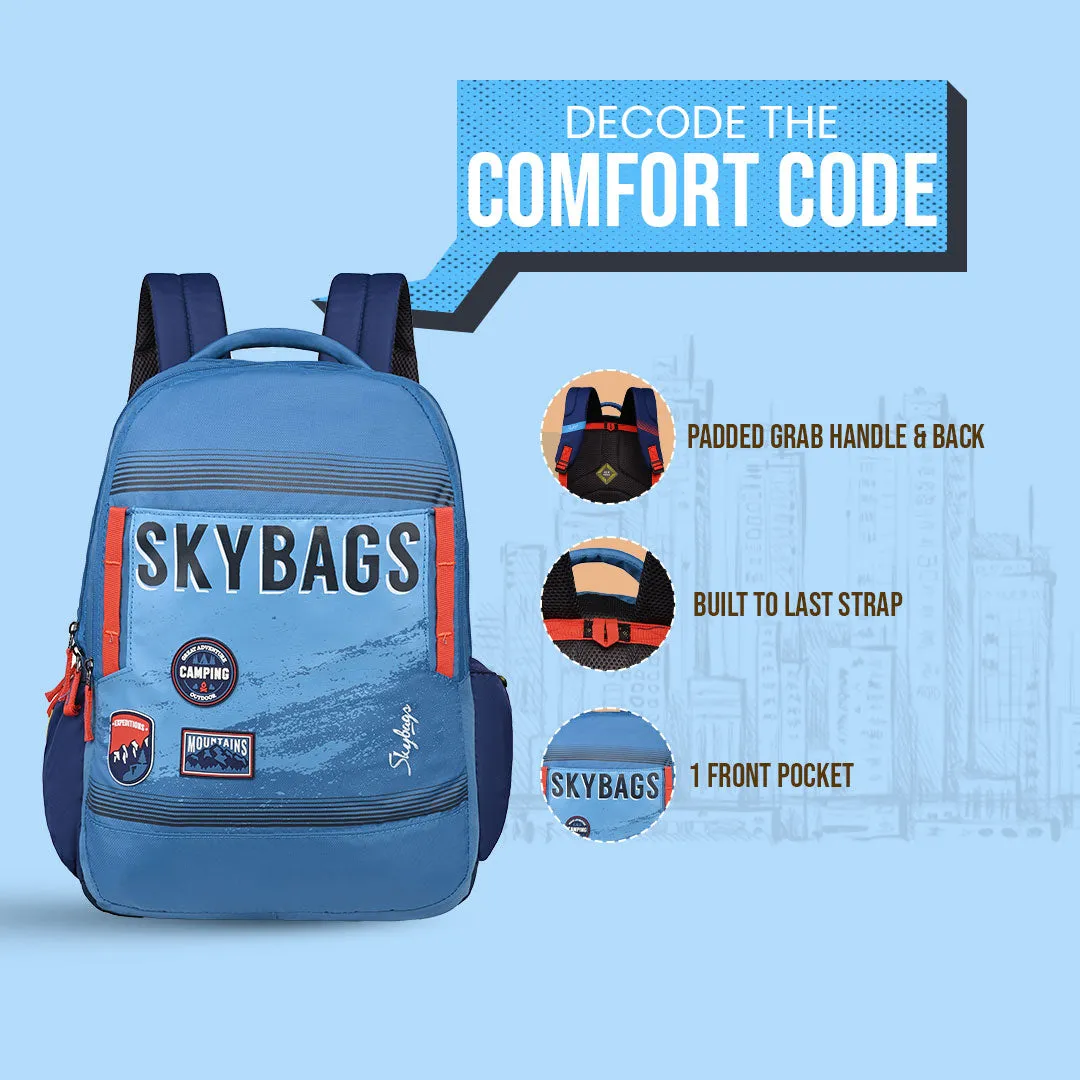 Skybags New Stream 23-10  School BP RC (H) Blue