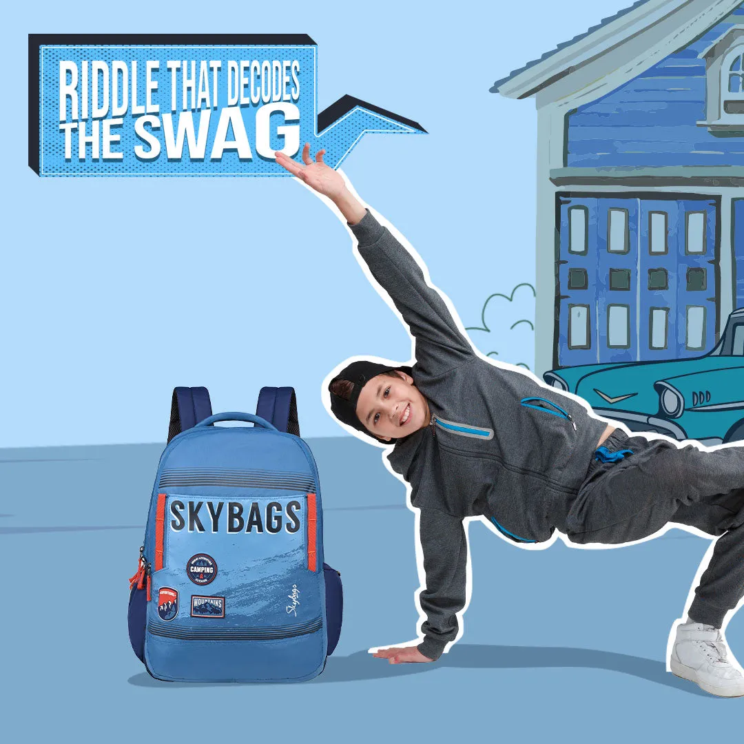 Skybags New Stream 23-10  School BP RC (H) Blue