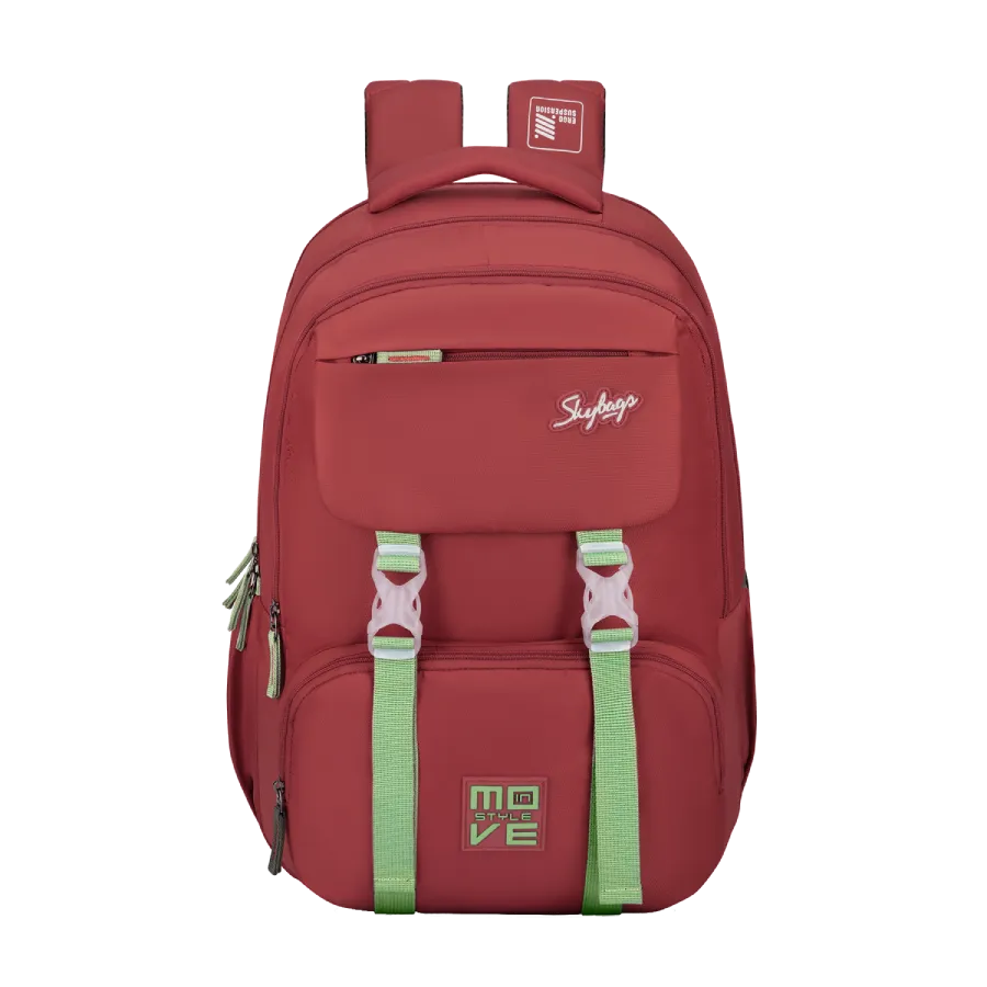 SKYBAGS SONIC PRO School Backpack for Boys & Girls, 42L, 3 Compartments Insulated Tiffin Compartment, Laptop Bag, Organizer   File Sleeve, Stylish & Trendy, Water Resistant, Lightweight Bags School