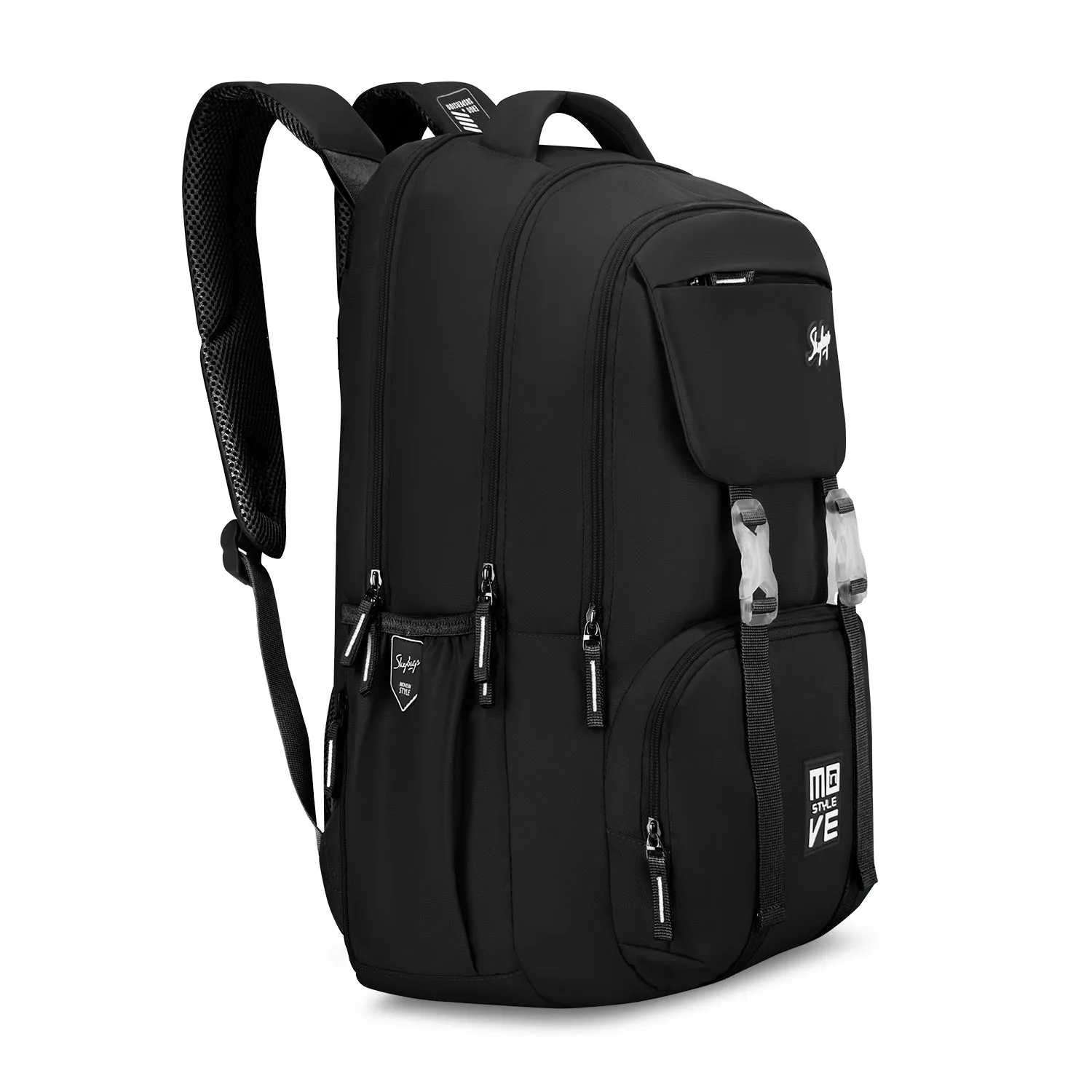 SKYBAGS SONIC PRO School Backpack for Boys & Girls, 42L, 3 Compartments Insulated Tiffin Compartment, Laptop Bag, Organizer   File Sleeve, Stylish & Trendy, Water Resistant, Lightweight Bags School
